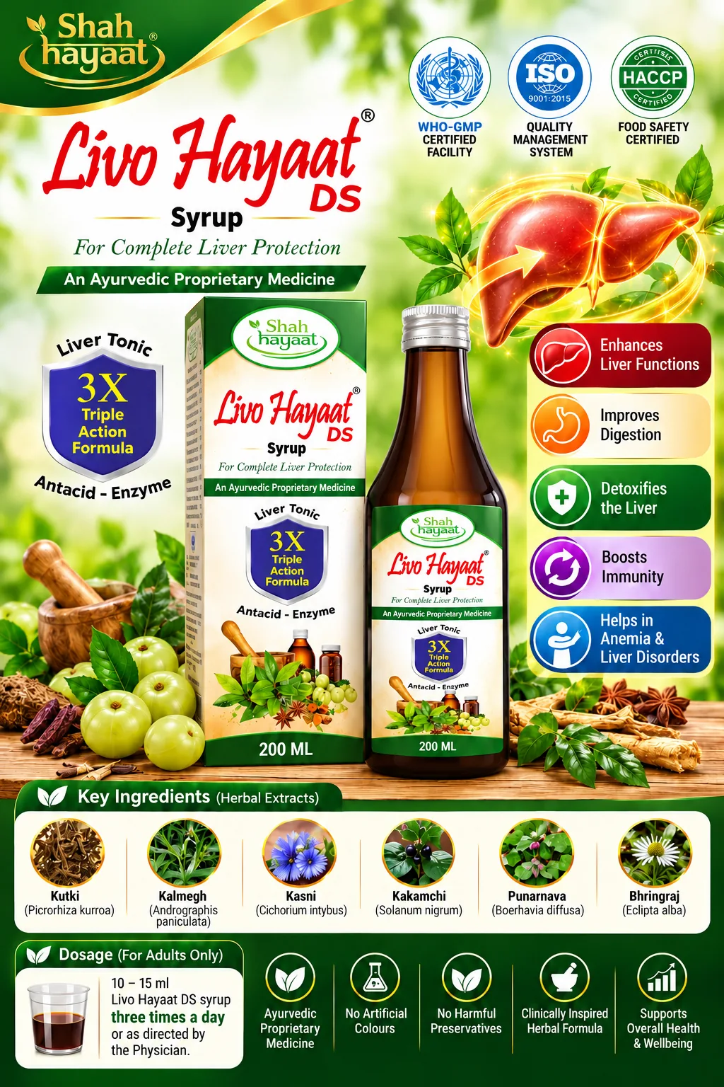 Livo Hayaat DS Syrup | Shah Hayaat