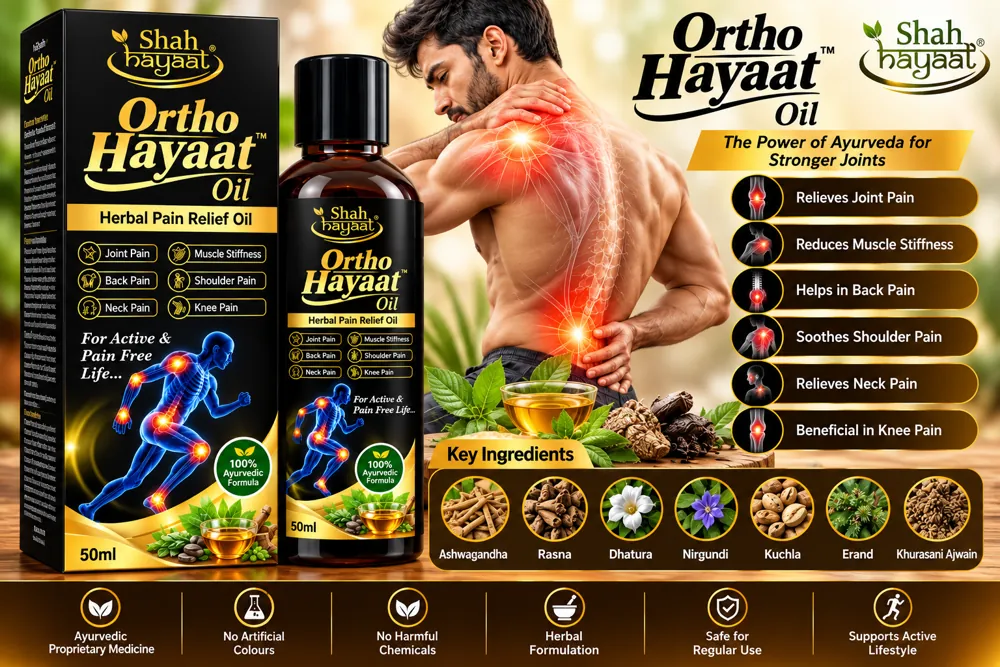 Ortho Hayaat Oil | Shah Hayaat
