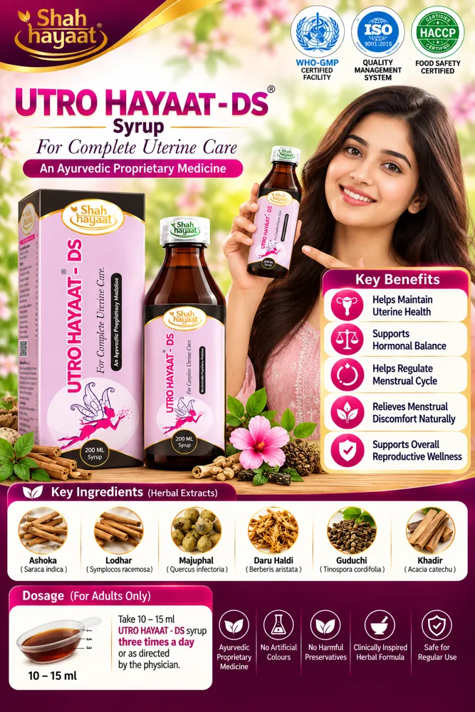 UTRO HAYAAT-DS Syrup | Shah Hayaat
